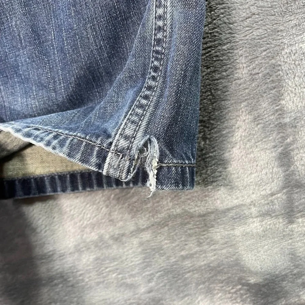 Levi Strauss 569 Loose Straight Stretch Jeans Mens 40x30‎ Dark Wash Blue Denim